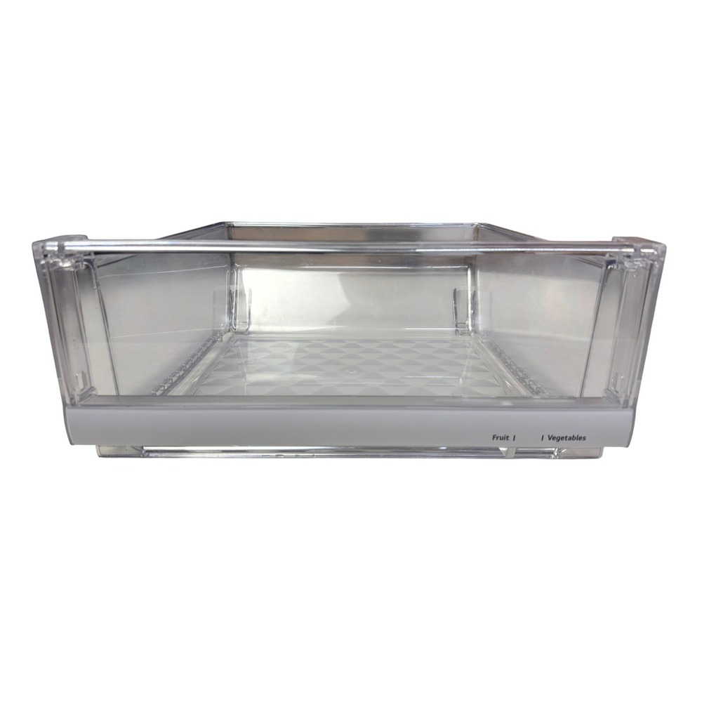 Clear Refrigerator Crisper Drawer Bin with Humidity Slider Rollers Replacement